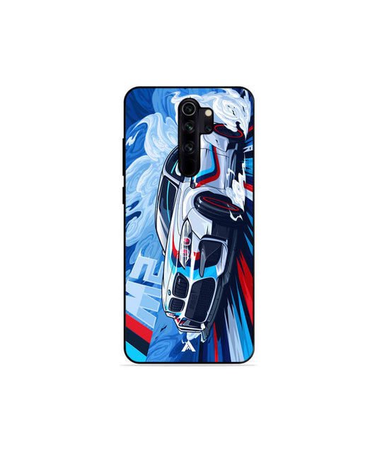BMW M2 Metal Back Cover Phone Case for Xiaomi Redmi Note 8 Pro