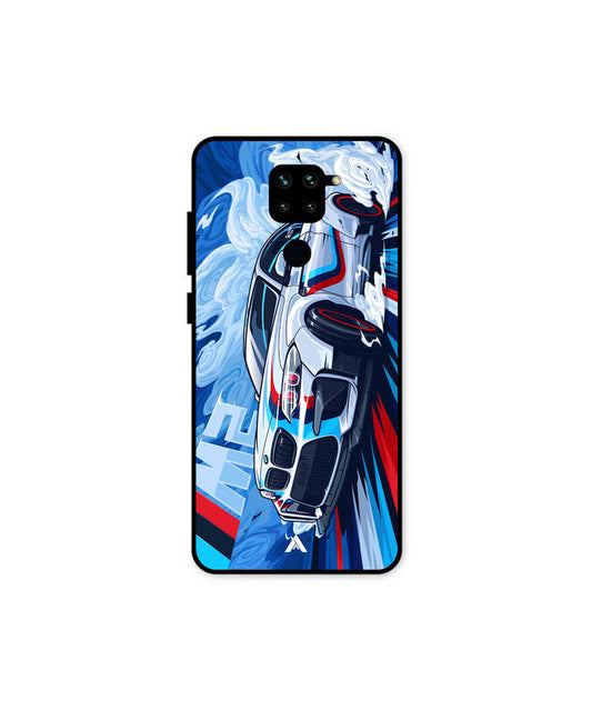 BMW M2 Metal Back Cover Phone Case for Xiaomi Redmi Note 9