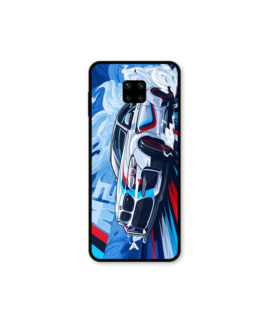 BMW M2 Metal Back Cover Phone Case for Xiaomi Redmi Note 9 Pro