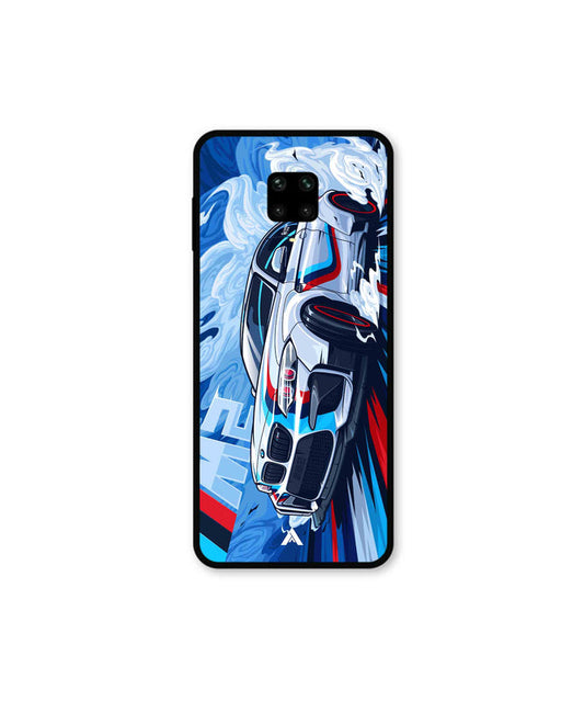 BMW M2 Metal Back Cover Phone Case for Xiaomi Redmi Note 9 Pro Max