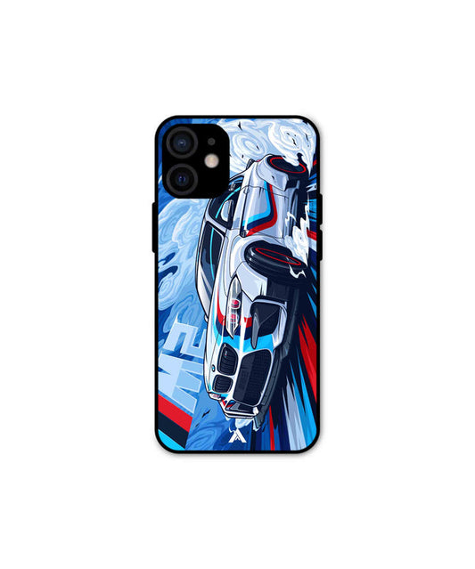 BMW M2 Metal Back Cover Phone Case for iPhone 12 Mini