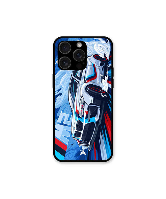 BMW M2 Metal Back Cover Phone Case for iPhone 14 Pro Max