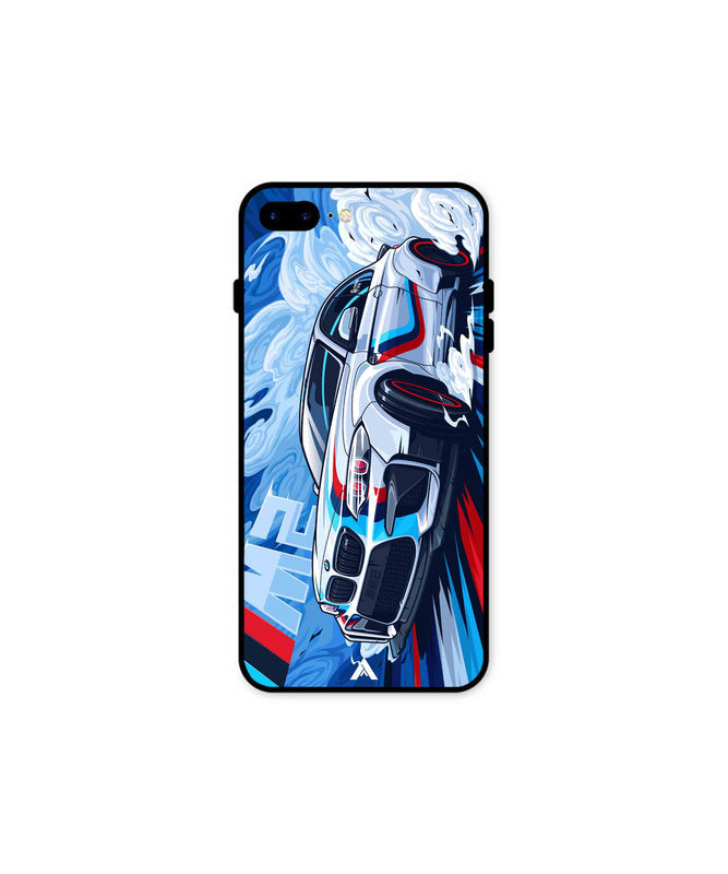 BMW M2 Metal Back Cover Phone Case for iPhone 8 Plus