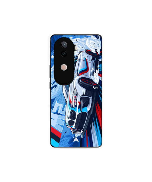 BMW M2 Metal Back Cover Phone Case for iQOO Z9s