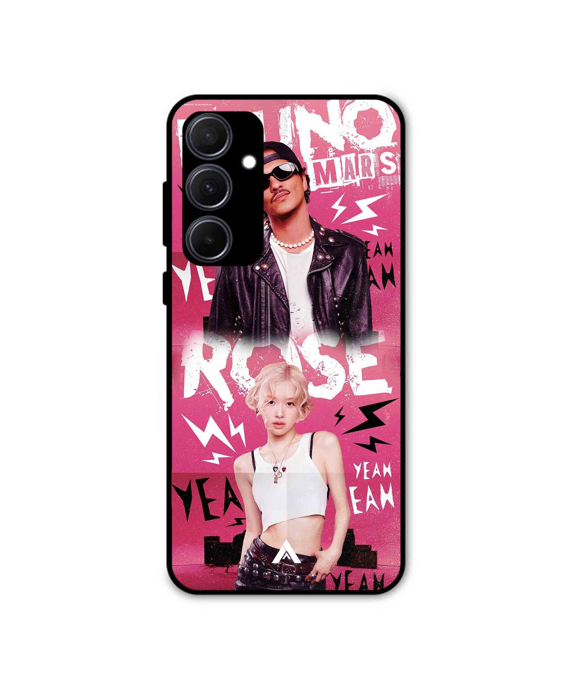 Hearts Pattern Casora 01 Metal Back Cover Phone Case