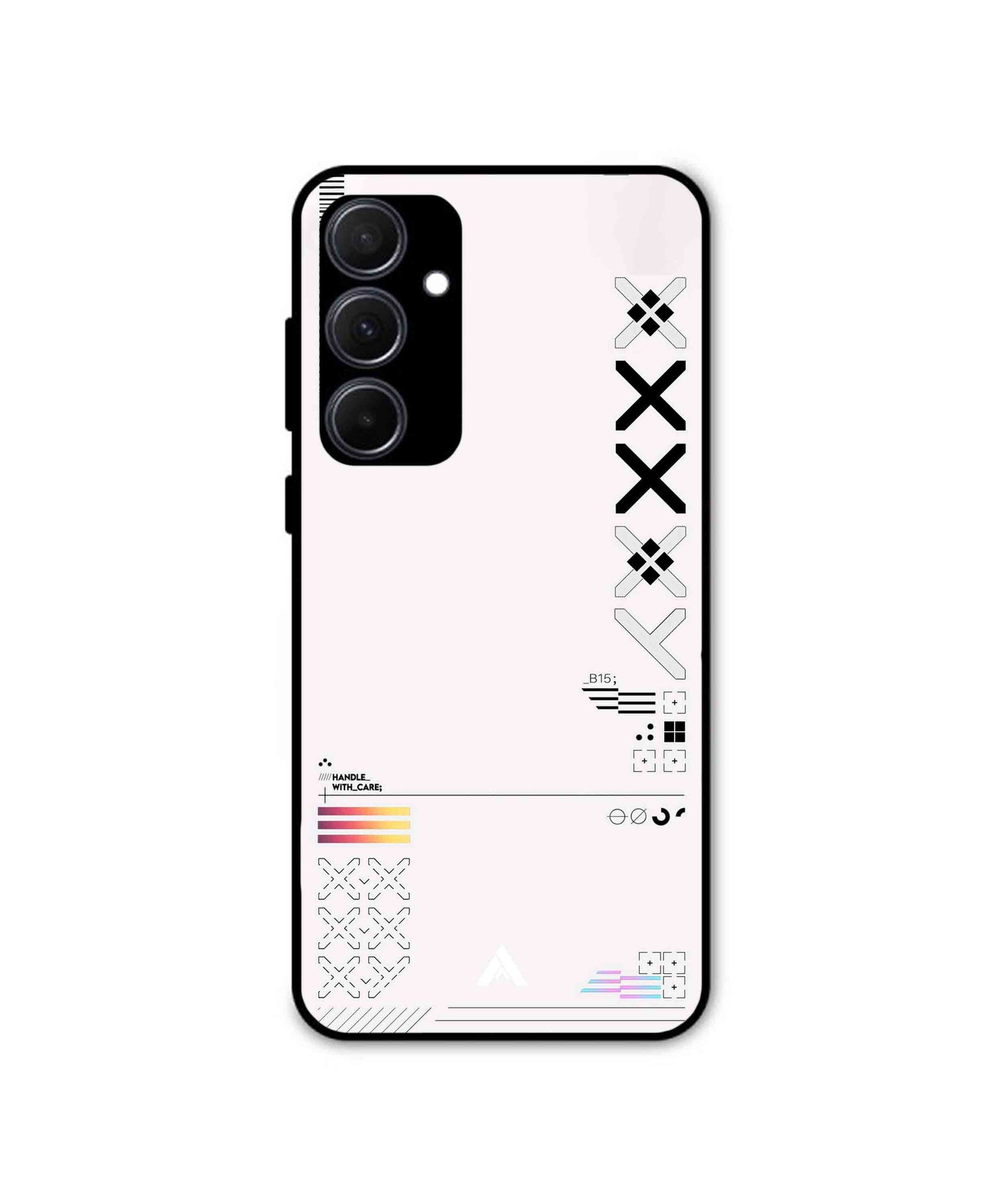 Checker Board Personalised Metal Back Cover Phone Case