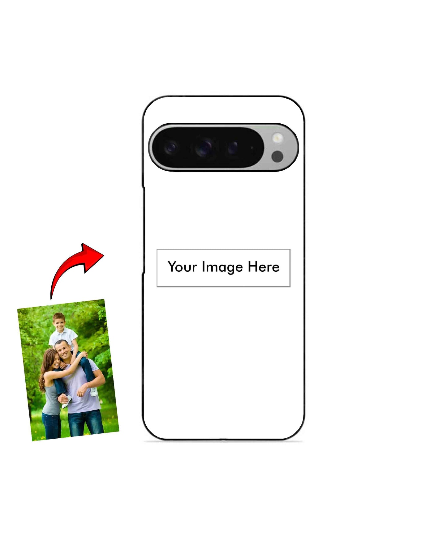 Customized Metal Back Cover Phone Case for Pixel 9 Pro