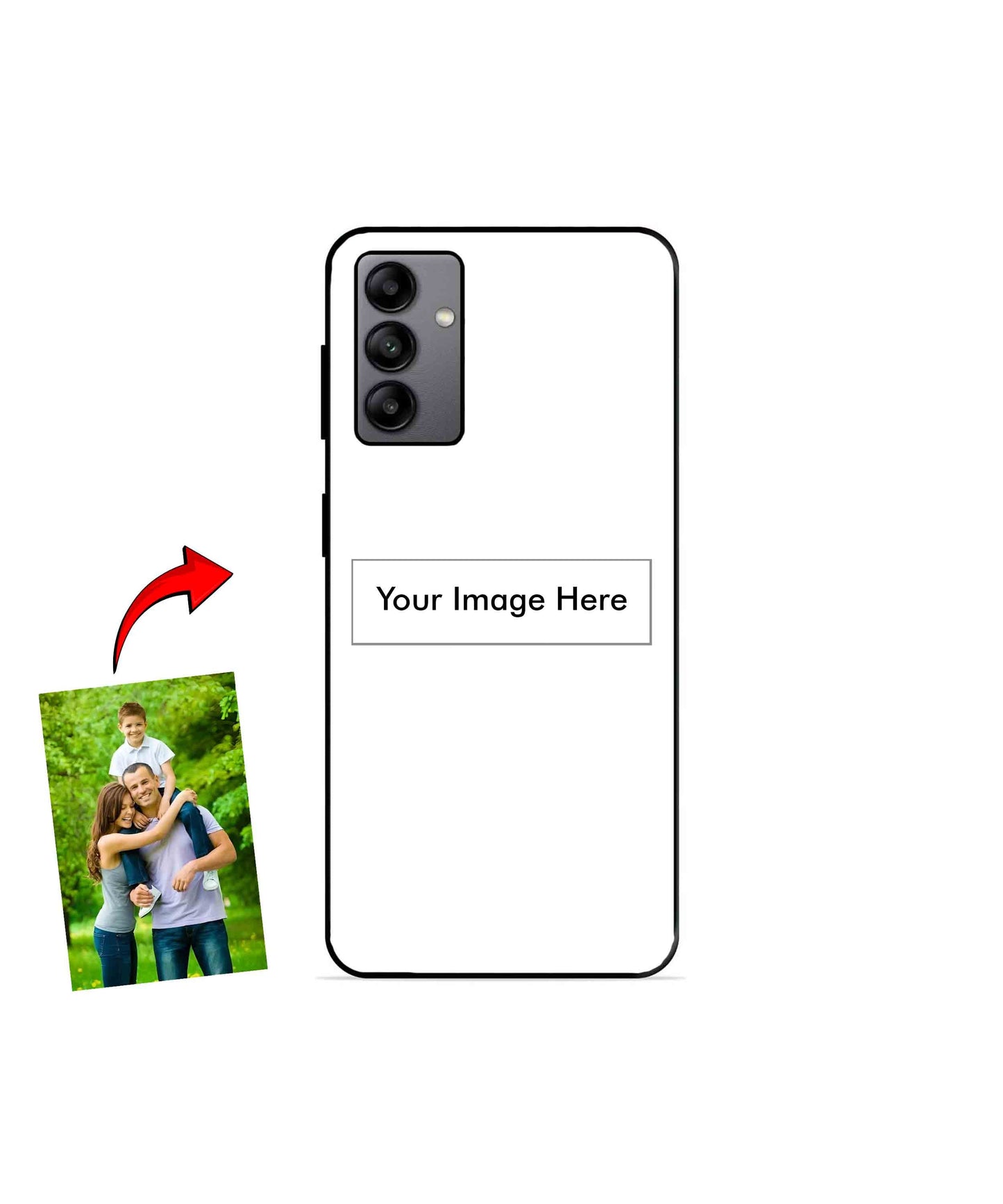 Customized Metal Back Cover Phone Case for Samsung Galaxy A04s