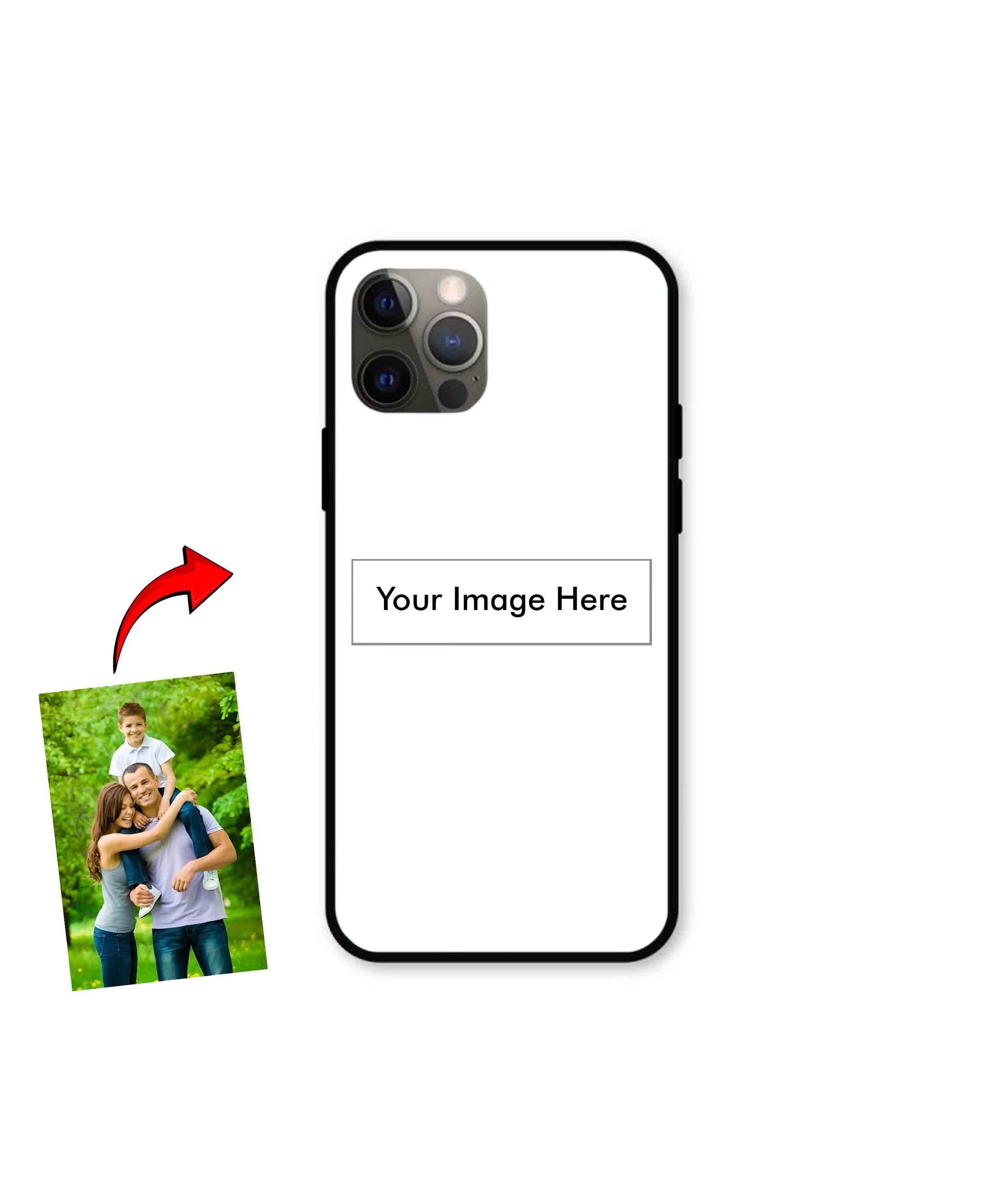 Customized Metal Back Cover Phone Case for iPhone 12 Pro