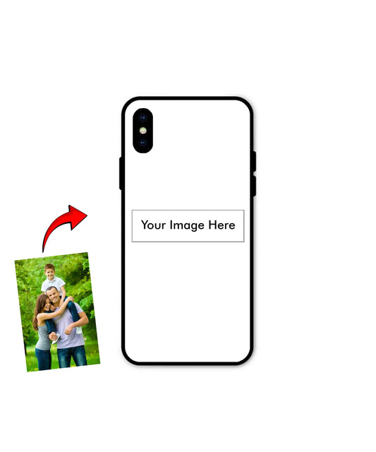 Customized Metal Back Cover Phone Case for iPhone X