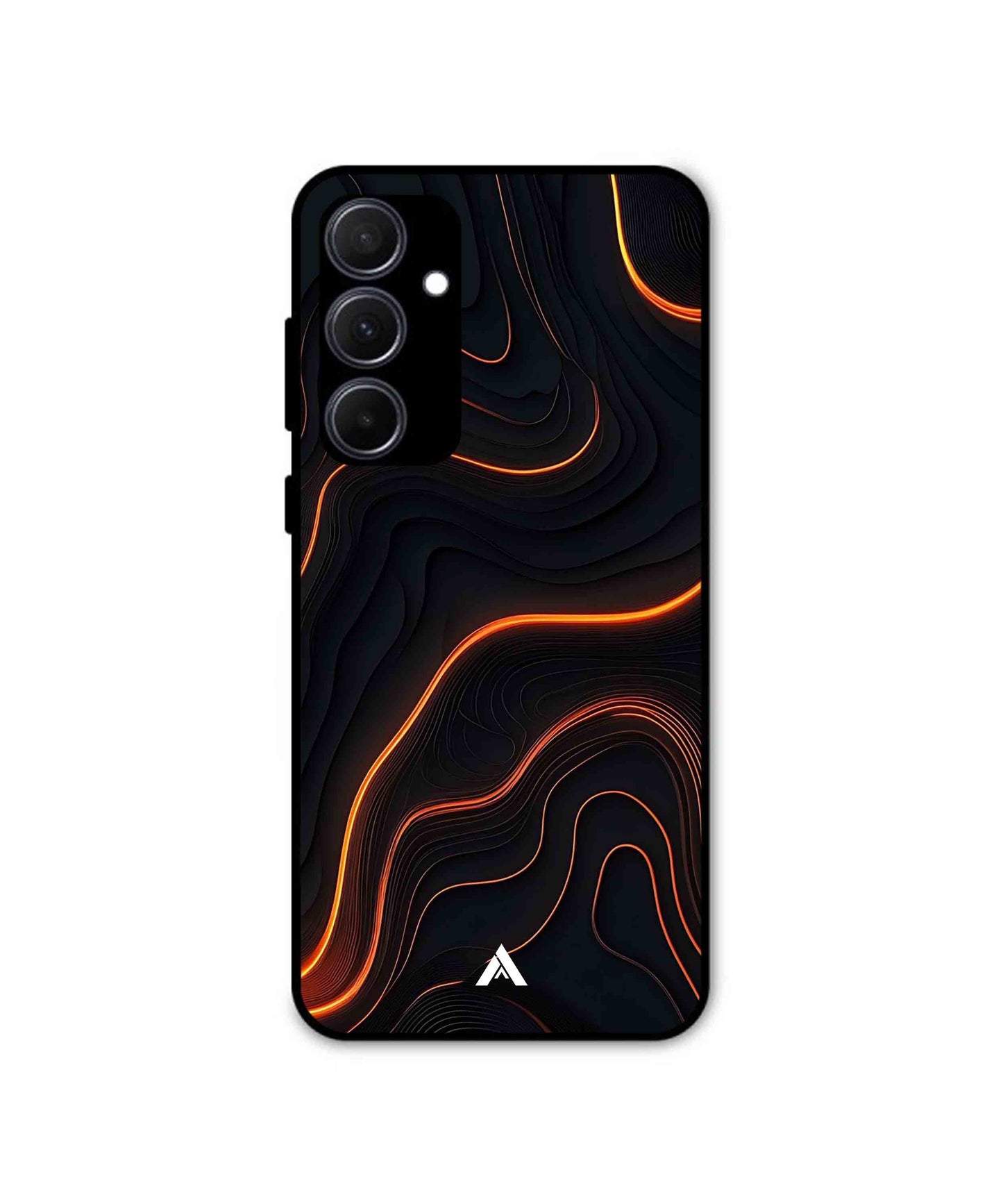 Dark Marble Pattern 02 Casora 01 Metal Back Cover Phone Case