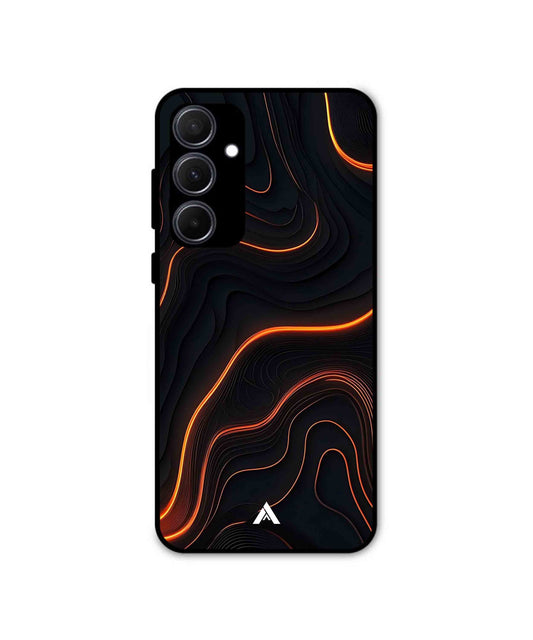 Dark Marble Pattern 02 Casora 01 Metal Back Cover Phone Case