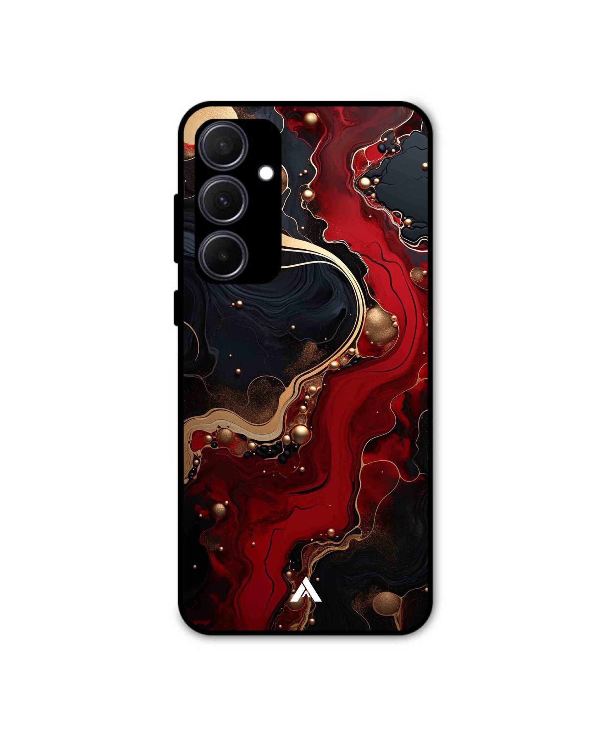 Dark Marble Pattern 03 Casora 01 Metal Back Cover Phone Case