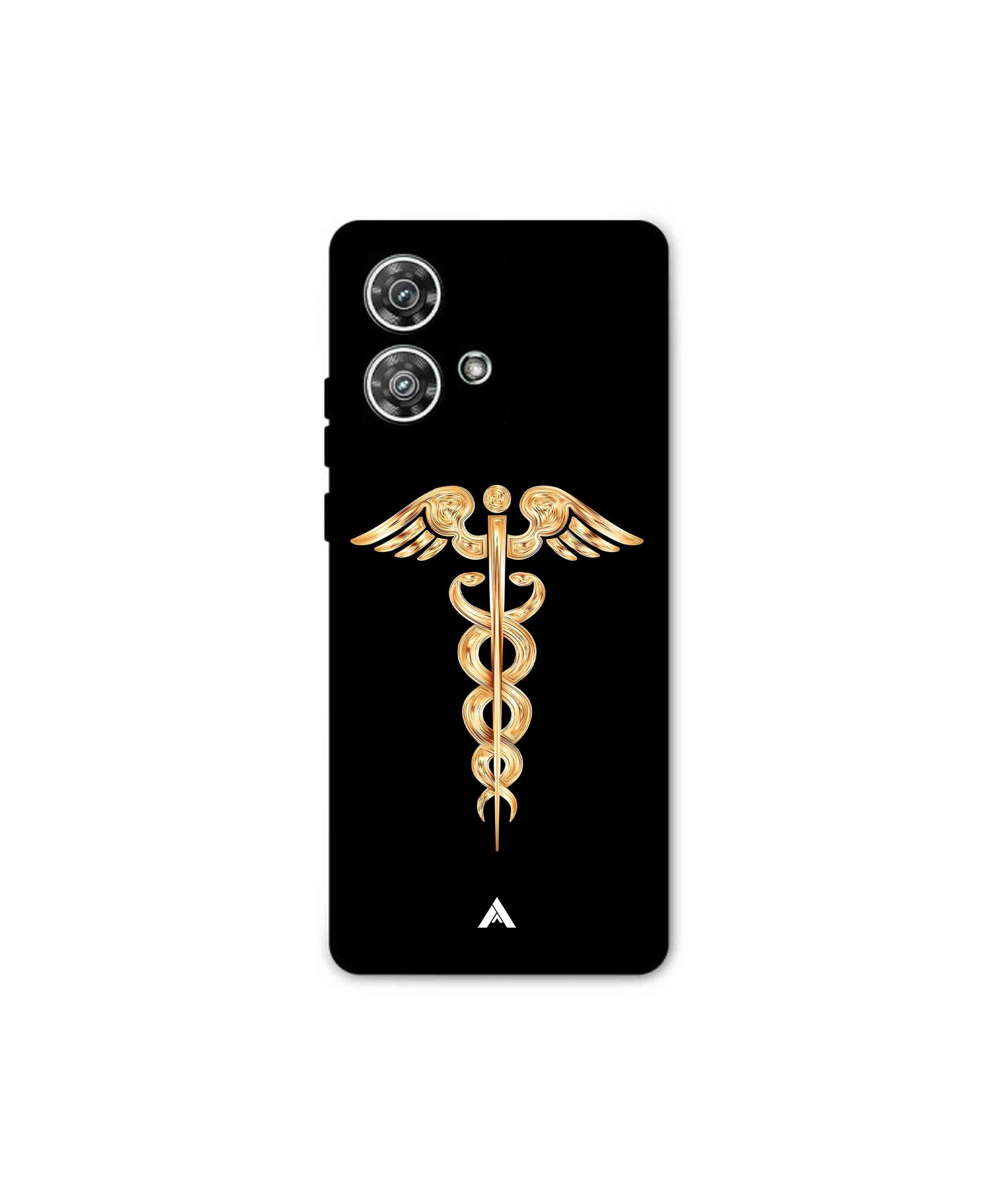 Doctor Caduceus 01 Metal Back Cover Phone Case for Moto Edge 40 Neo