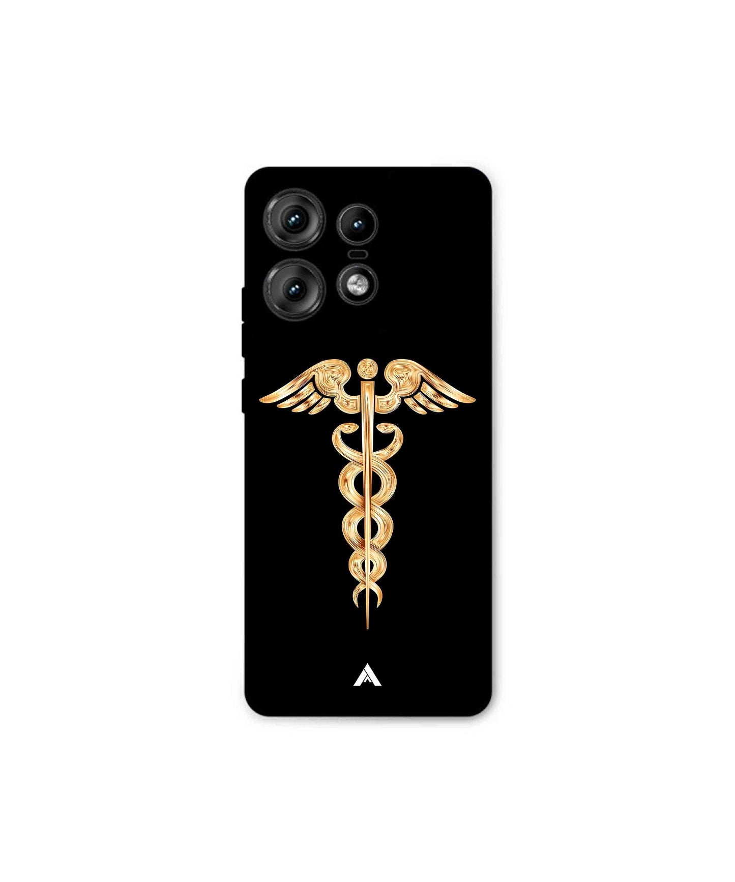 Doctor Caduceus 01 Metal Back Cover Phone Case for Moto Edge 50 Pro