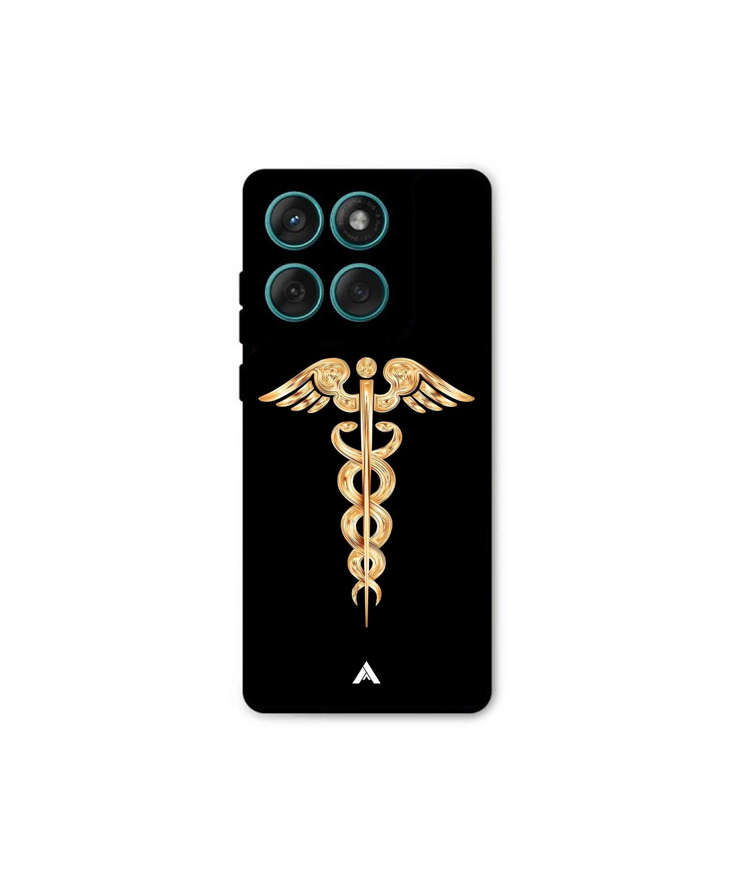 Doctor Caduceus 01 Metal Back Cover Phone Case for Moto Edge 60 Fusion