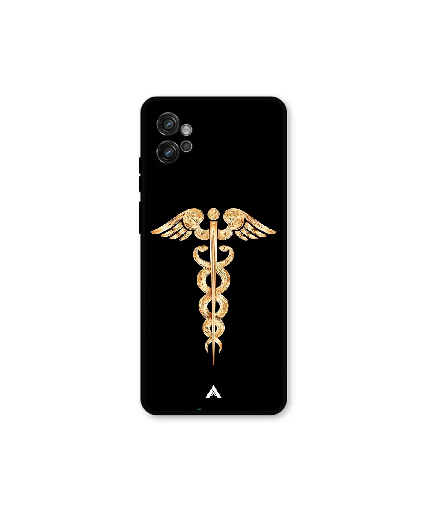 Doctor Caduceus 01 Metal Back Cover Phone Case for Moto G32