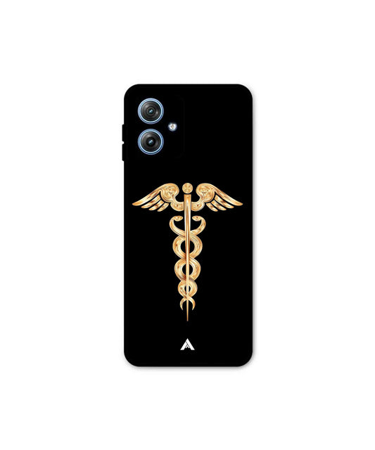 Doctor Caduceus 01 Metal Back Cover Phone Case for Moto G64