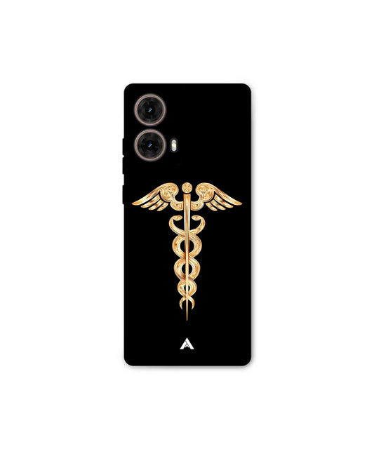Doctor Caduceus 01 Metal Back Cover Phone Case for Moto G85