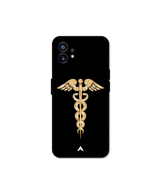 Doctor Caduceus 01 Metal Back Cover Phone Case for Nothing Phone 1