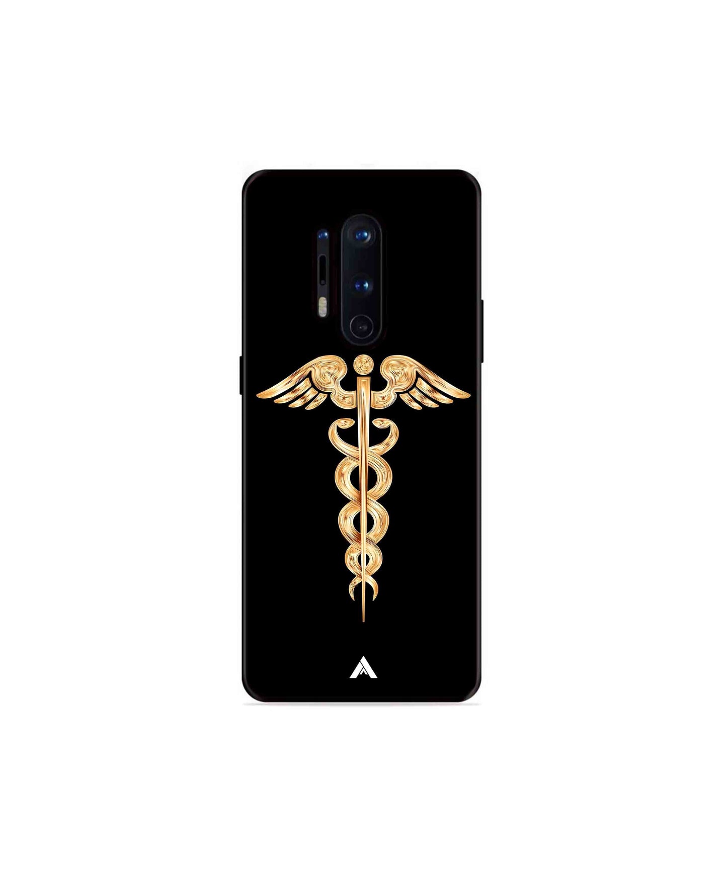 Doctor Caduceus 01 Metal Back Cover Phone Case for Oneplus 8 Pro