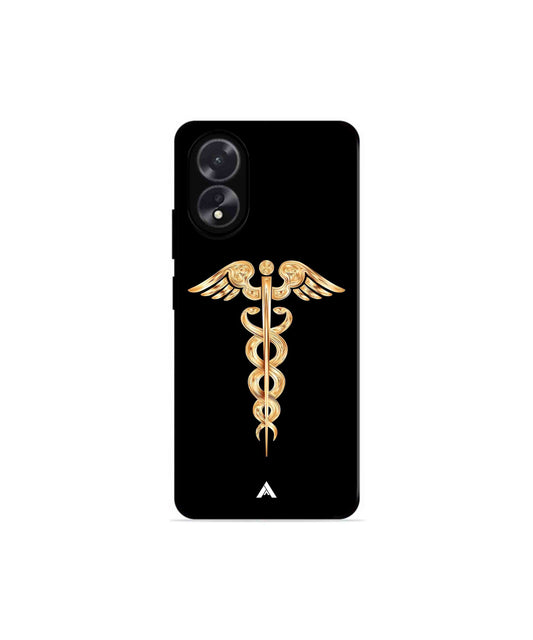 Doctor Caduceus 01 Metal Back Cover Phone Case for Oppo A18