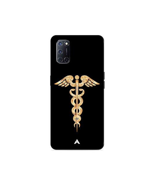 Doctor Caduceus 01 Metal Back Cover Phone Case for Oppo A52