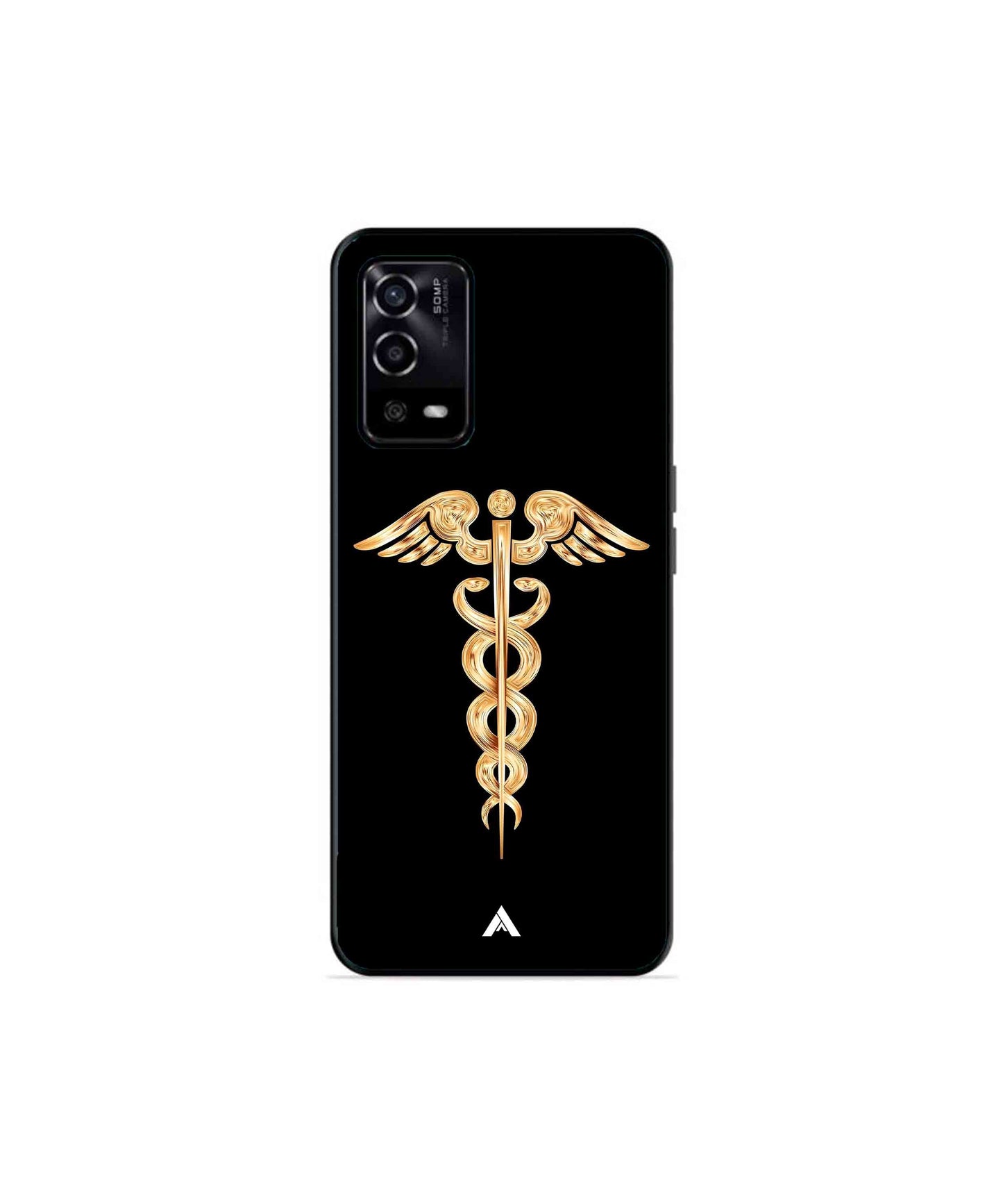 Doctor Caduceus 01 Metal Back Cover Phone Case for Oppo A55