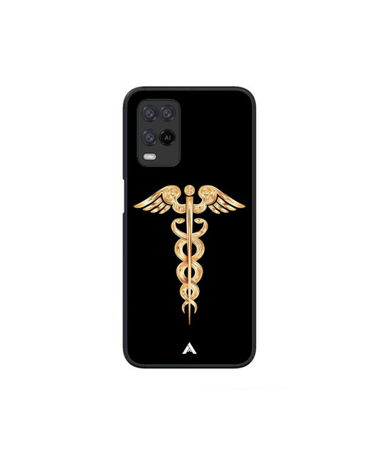 Doctor Caduceus 01 Metal Back Cover Phone Case for Oppo A74