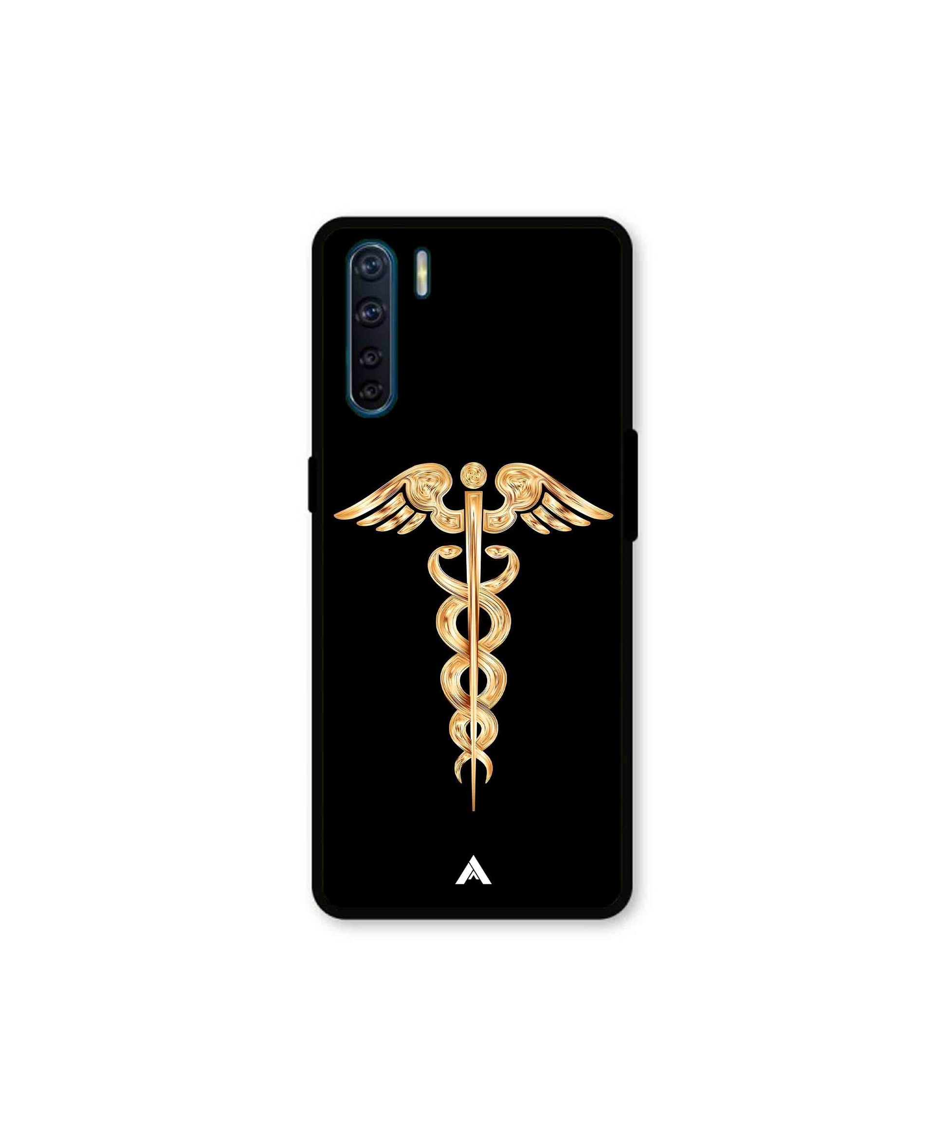 Doctor Caduceus 01 Metal Back Cover Phone Case for Oppo A91