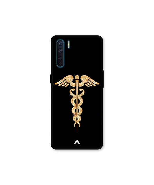 Doctor Caduceus 01 Metal Back Cover Phone Case for Oppo A91