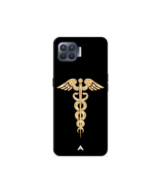 Doctor Caduceus 01 Metal Back Cover Phone Case for Oppo F17 Pro