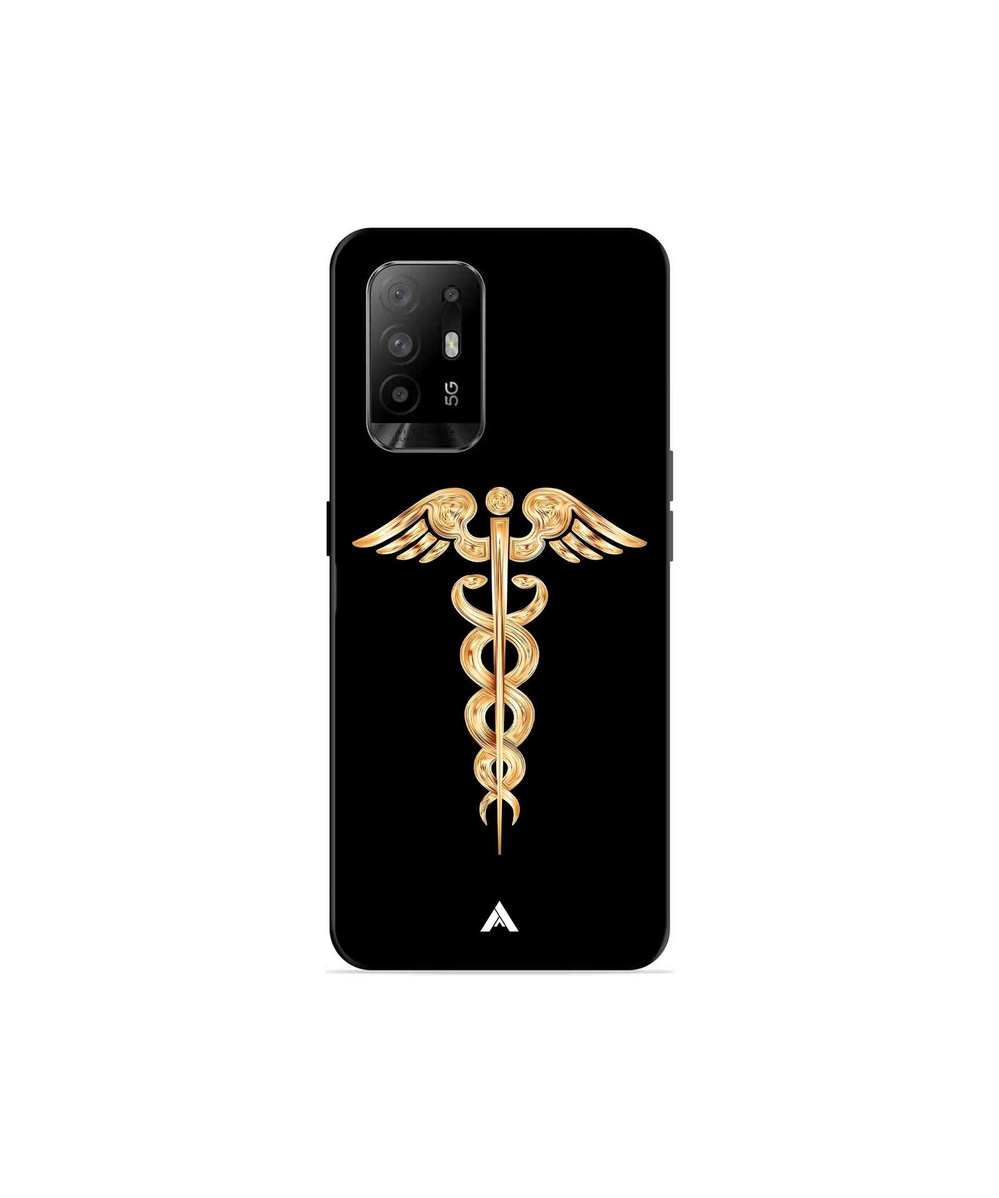 Doctor Caduceus 01 Metal Back Cover Phone Case for Oppo F19 Pro Plus