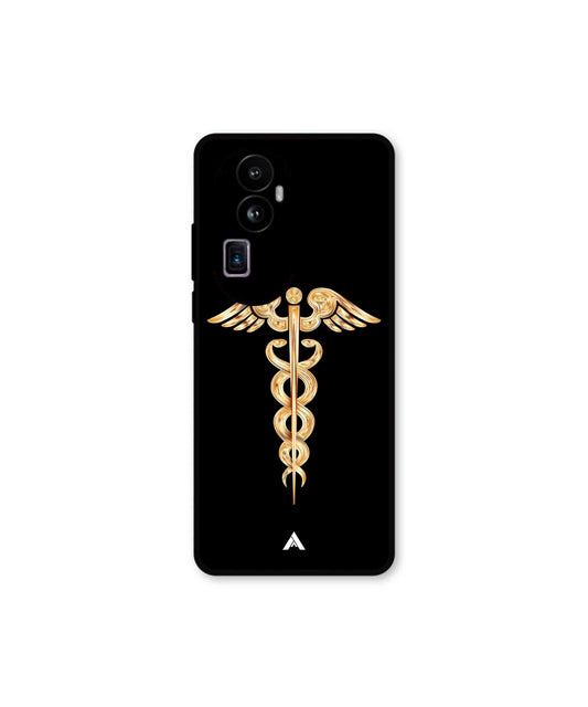 Doctor Caduceus 01 Metal Back Cover Phone Case for Oppo Reno 10 Pro Plus