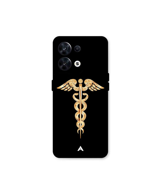 Doctor Caduceus 01 Metal Back Cover Phone Case for Oppo Reno 10