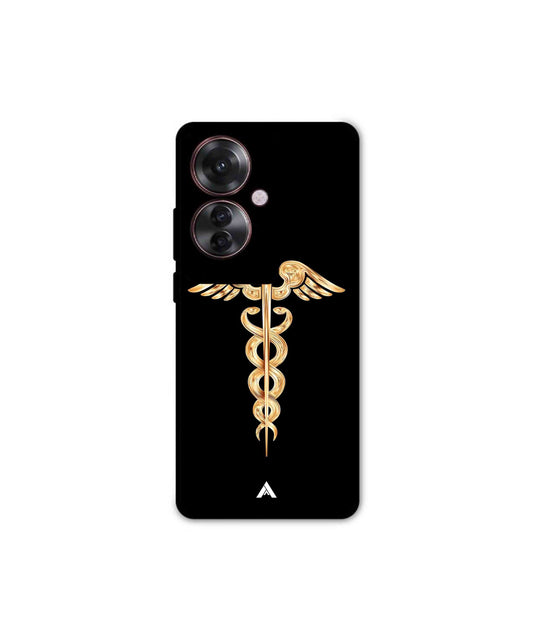 Doctor Caduceus 01 Metal Back Cover Phone Case for Oppo Reno 11F