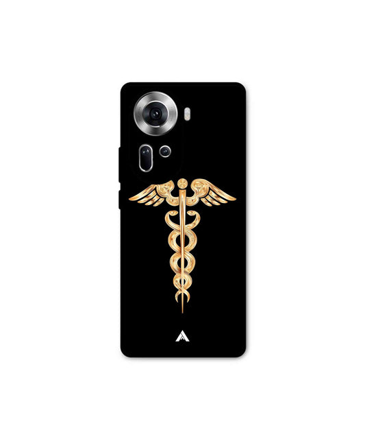 Doctor Caduceus 01 Metal Back Cover Phone Case for Oppo Reno 11