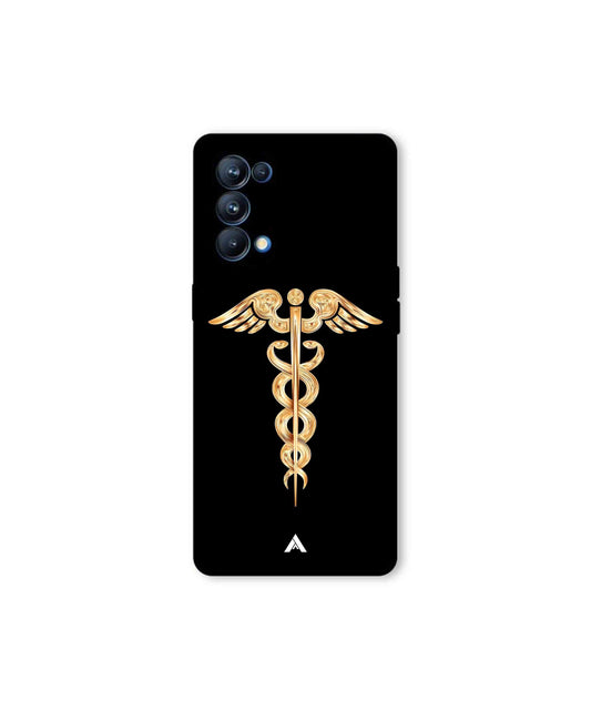 Doctor Caduceus 01 Metal Back Cover Phone Case for Oppo Reno 5 Pro