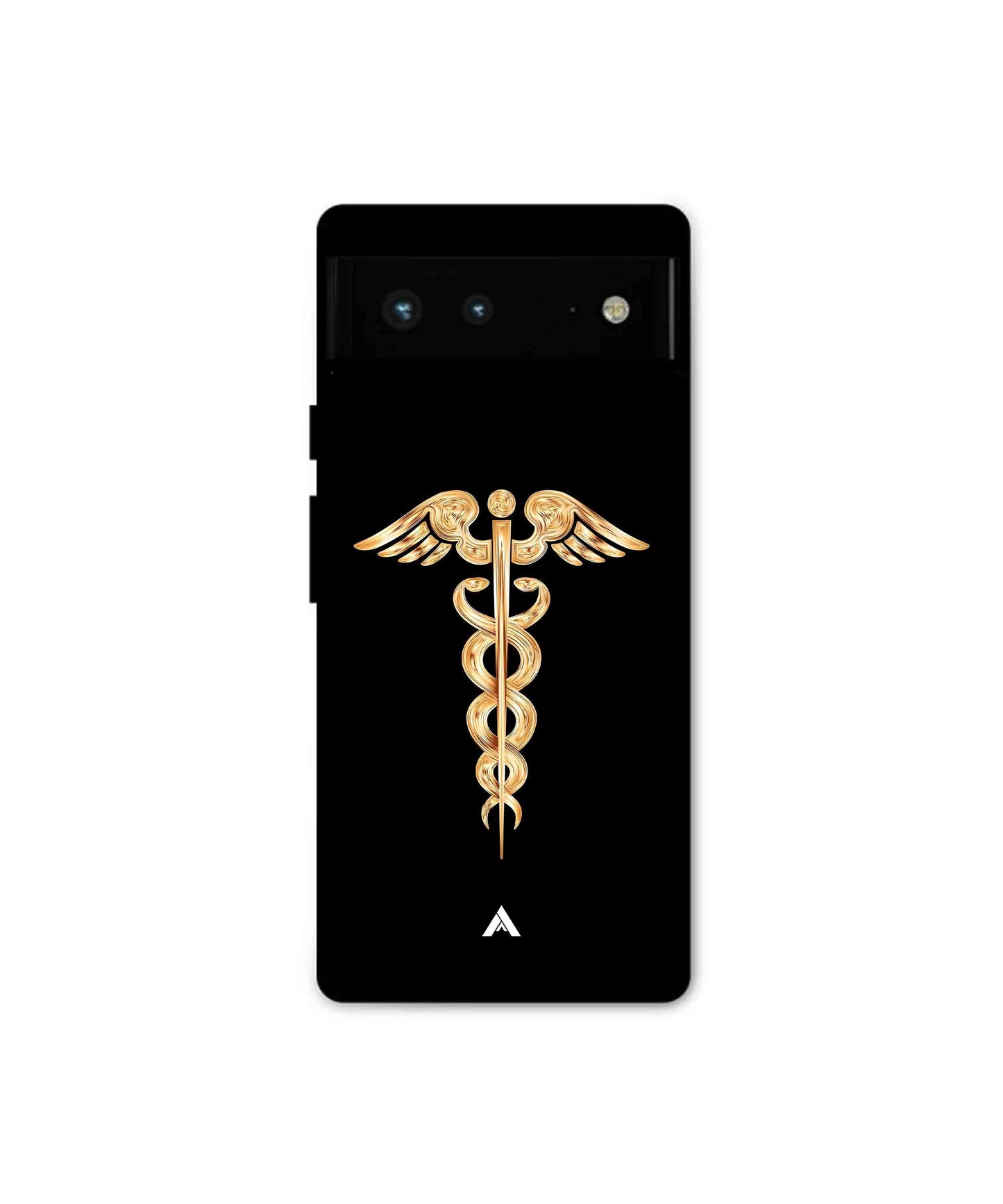 Doctor Caduceus 01 Metal Back Cover Phone Case for Pixel 7 Pro