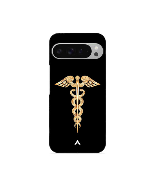 Doctor Caduceus 01 Metal Back Cover Phone Case for Pixel 9 Pro