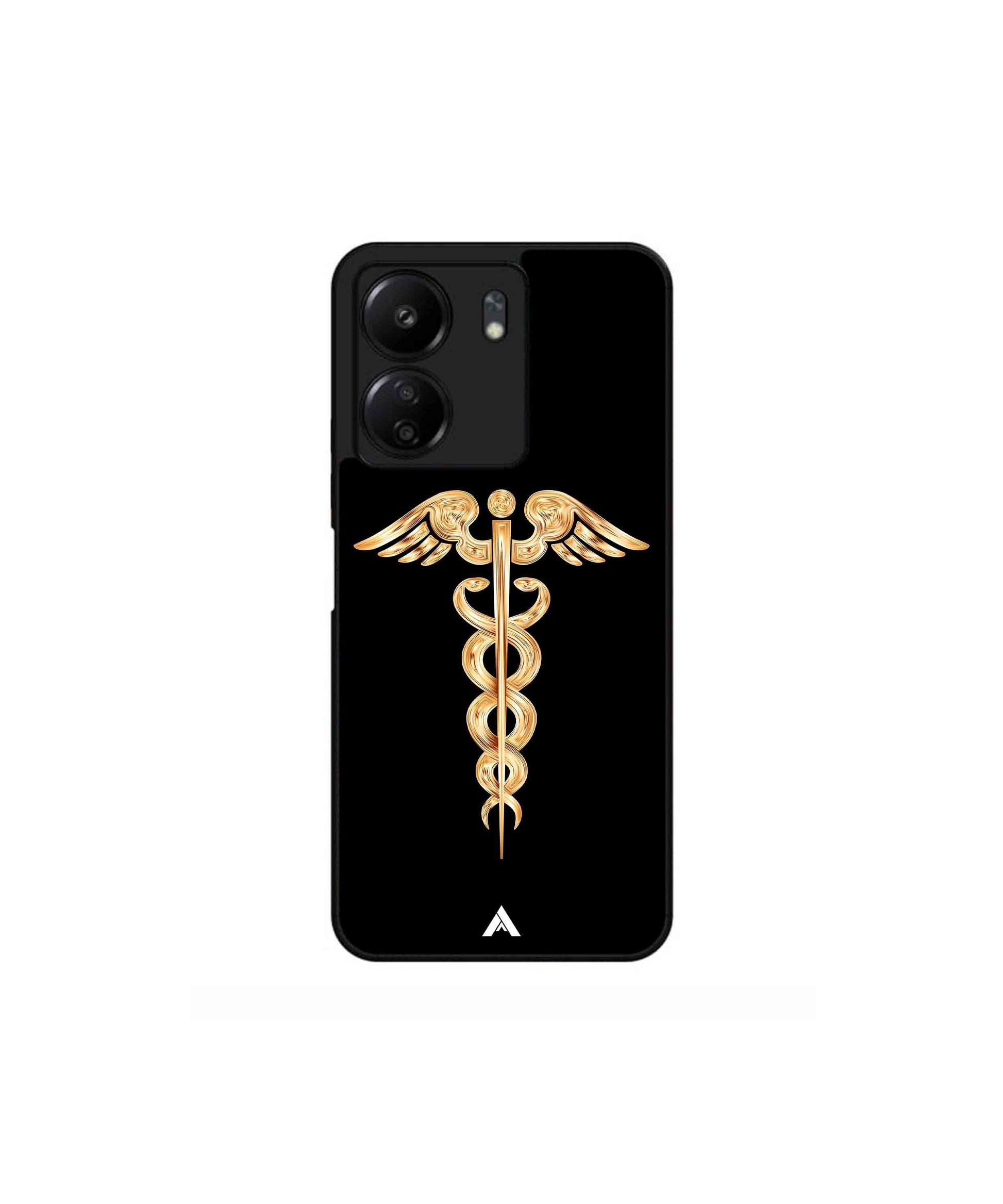 Doctor Caduceus 01 Metal Back Cover Phone Case for Poco C65
