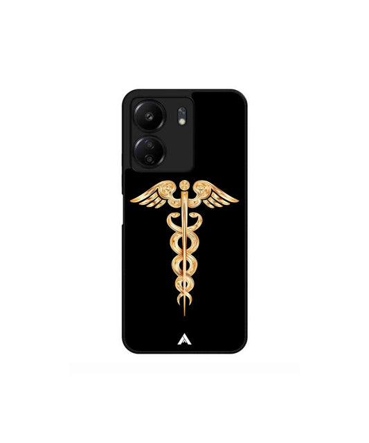 Doctor Caduceus 01 Metal Back Cover Phone Case for Poco C65