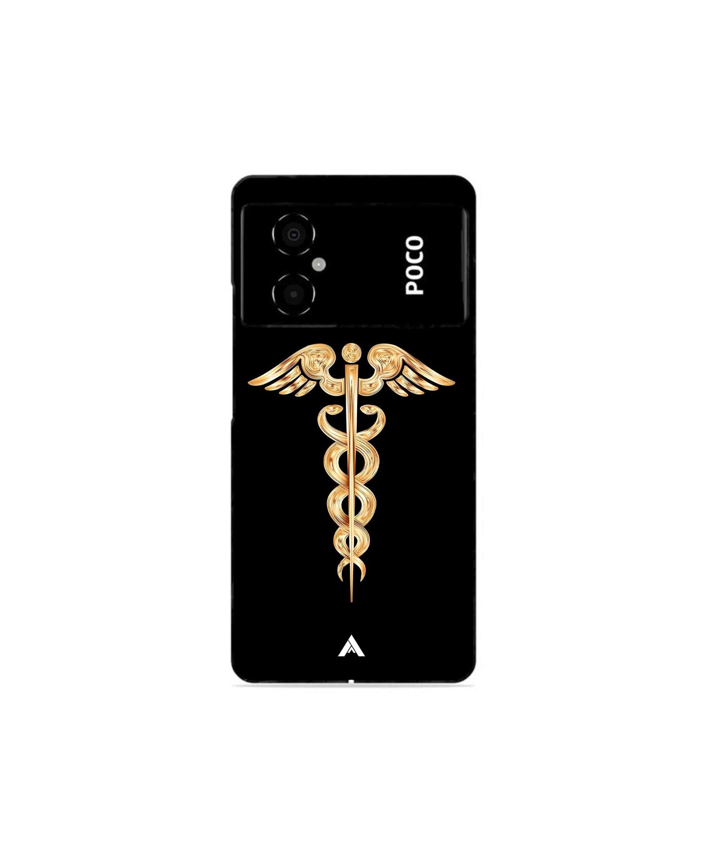 Doctor Caduceus 01 Metal Back Cover Phone Case for Poco M4 5G
