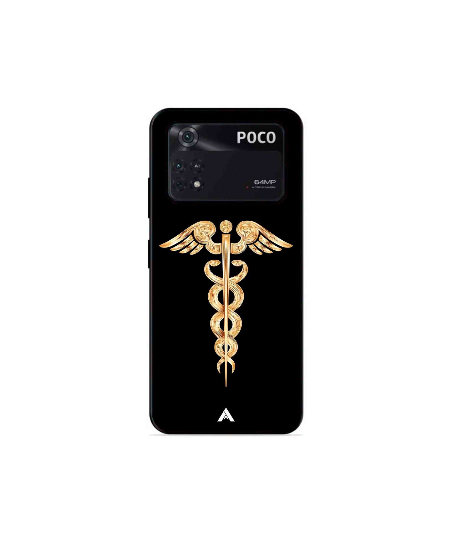 Doctor Caduceus 01 Metal Back Cover Phone Case for Poco X4 Pro