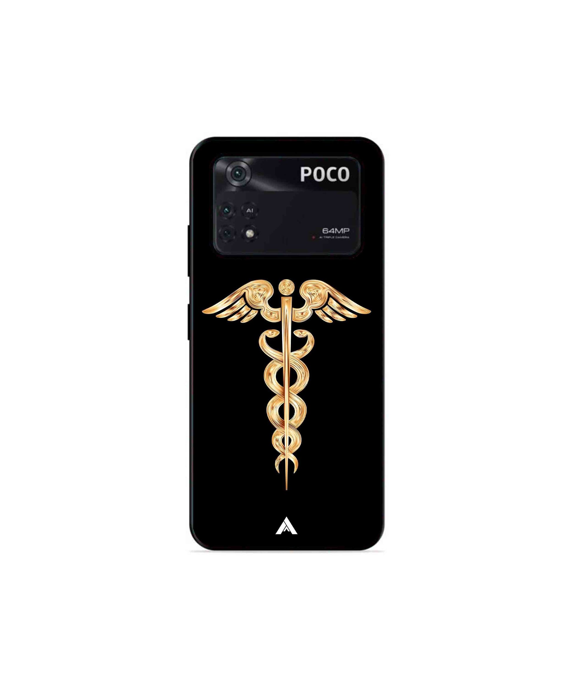 Doctor Caduceus 01 Metal Back Cover Phone Case for Poco X4 Pro
