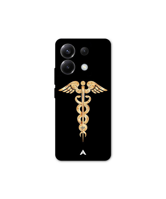 Doctor Caduceus 01 Metal Back Cover Phone Case for Poco X6
