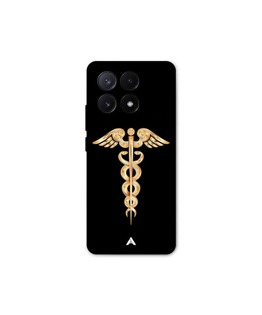 Doctor Caduceus 01 Metal Back Cover Phone Case for Poco X6 Pro