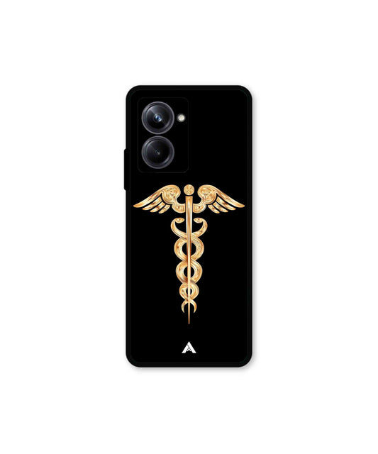 Doctor Caduceus 01 Metal Back Cover Phone Case for Realme 10 Pro