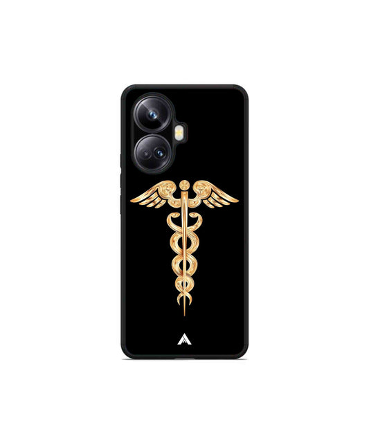 Doctor Caduceus 01 Metal Back Cover Phone Case for Realme 10 Pro Plus