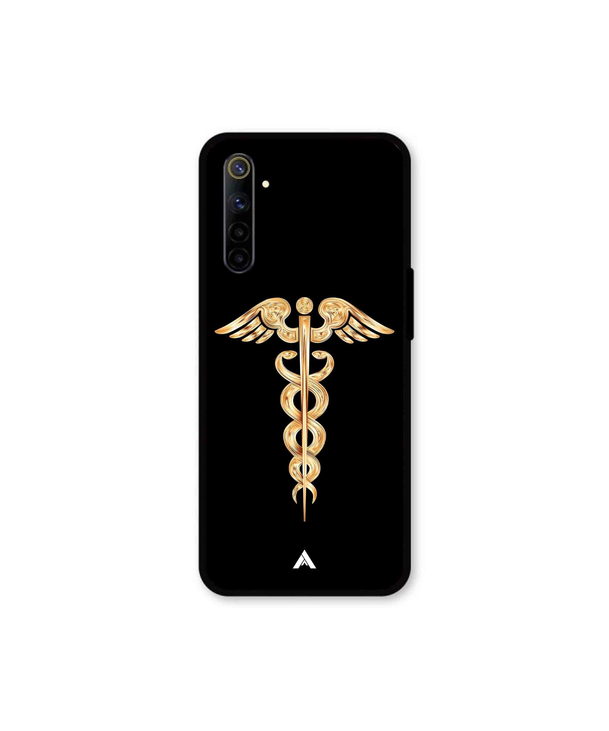 Doctor Caduceus 01 Metal Back Cover Phone Case for Realme 6